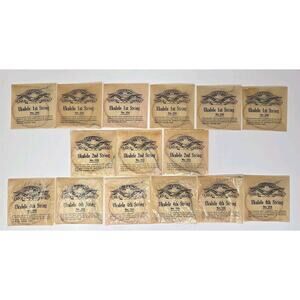 Vintage Gretsch No. 250, 252, 256 Ukulele Strings 1, 2, 4 Lot of 15 PB18 Set 2